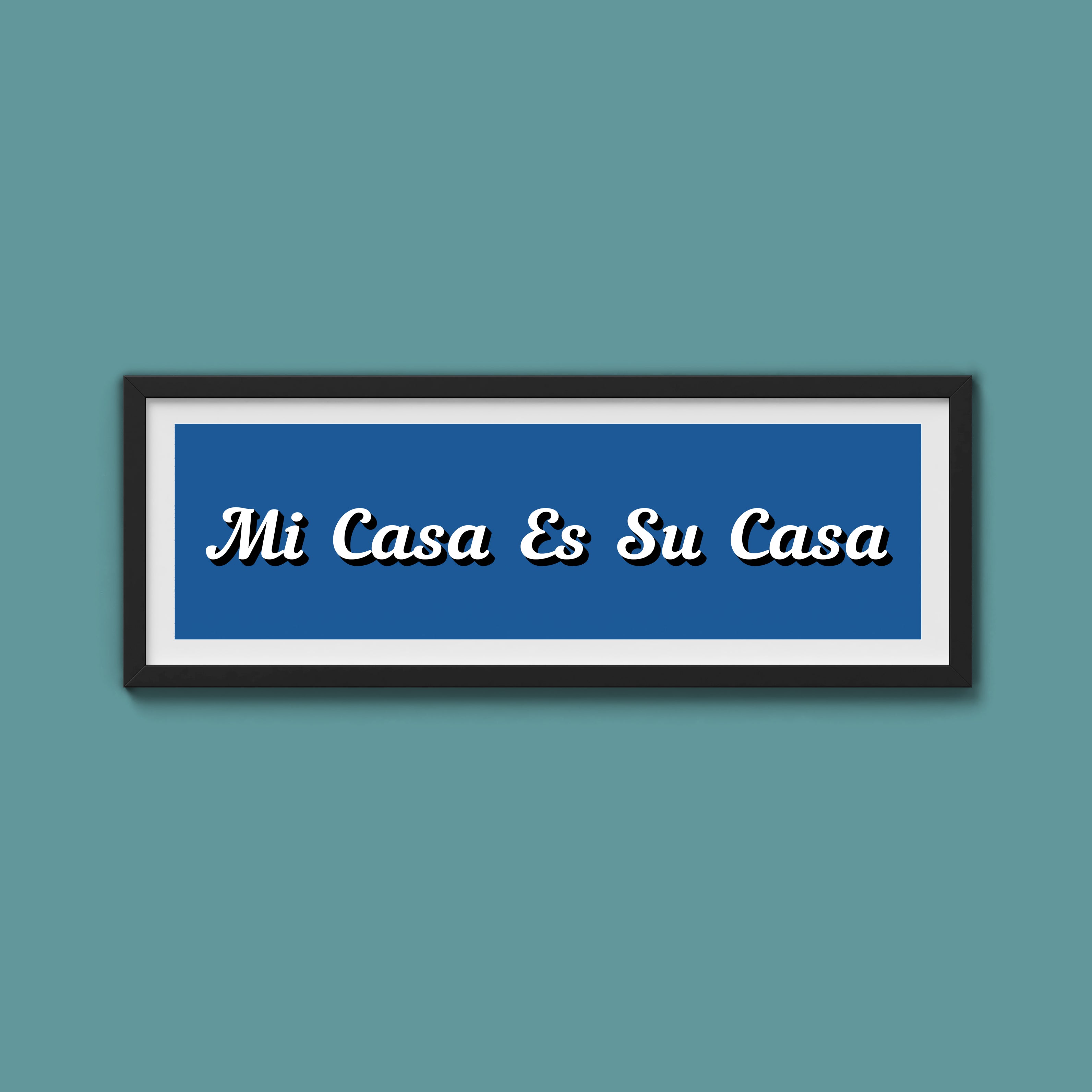 Mi Casa Es Su Casa Framed Print