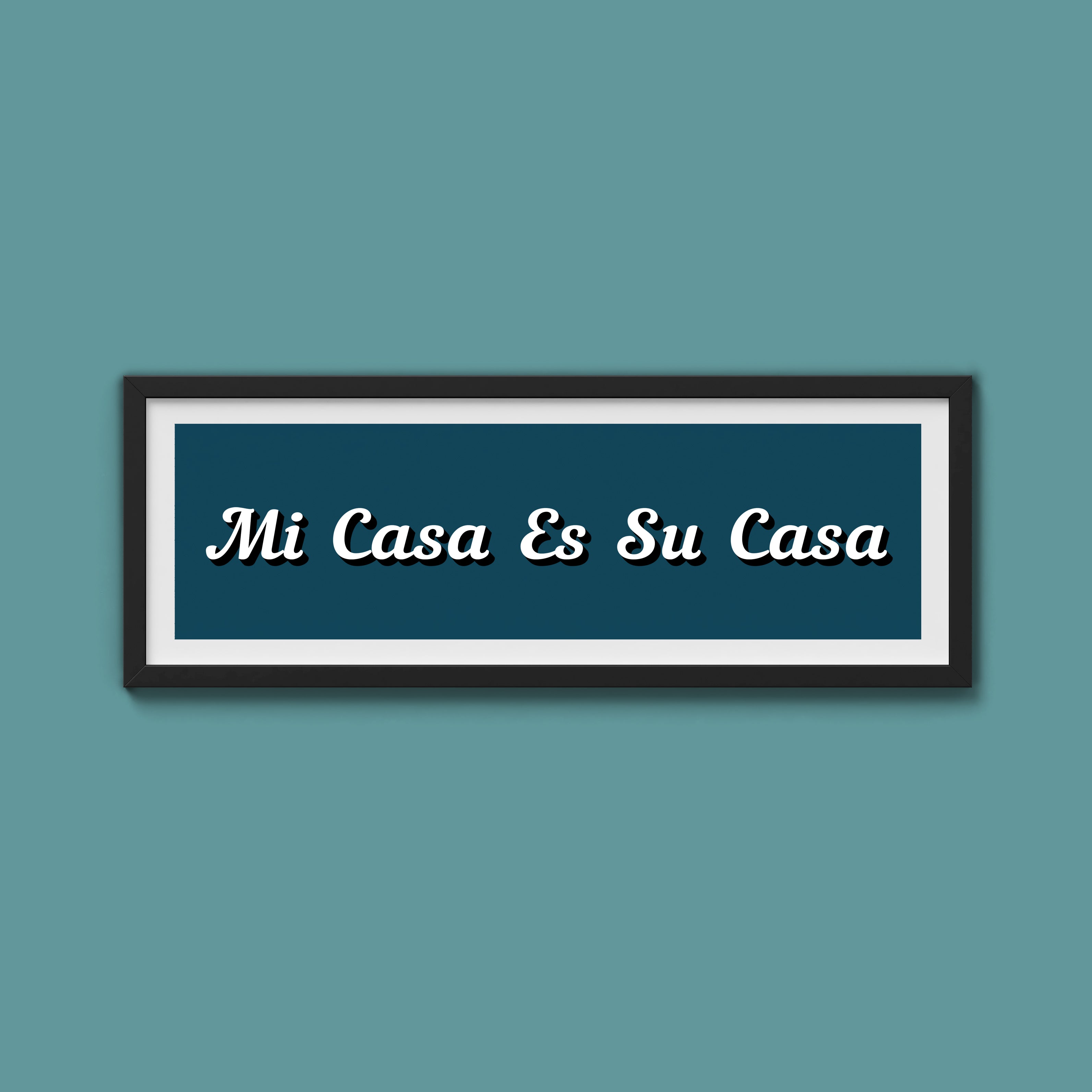 Mi Casa Es Su Casa Framed Print