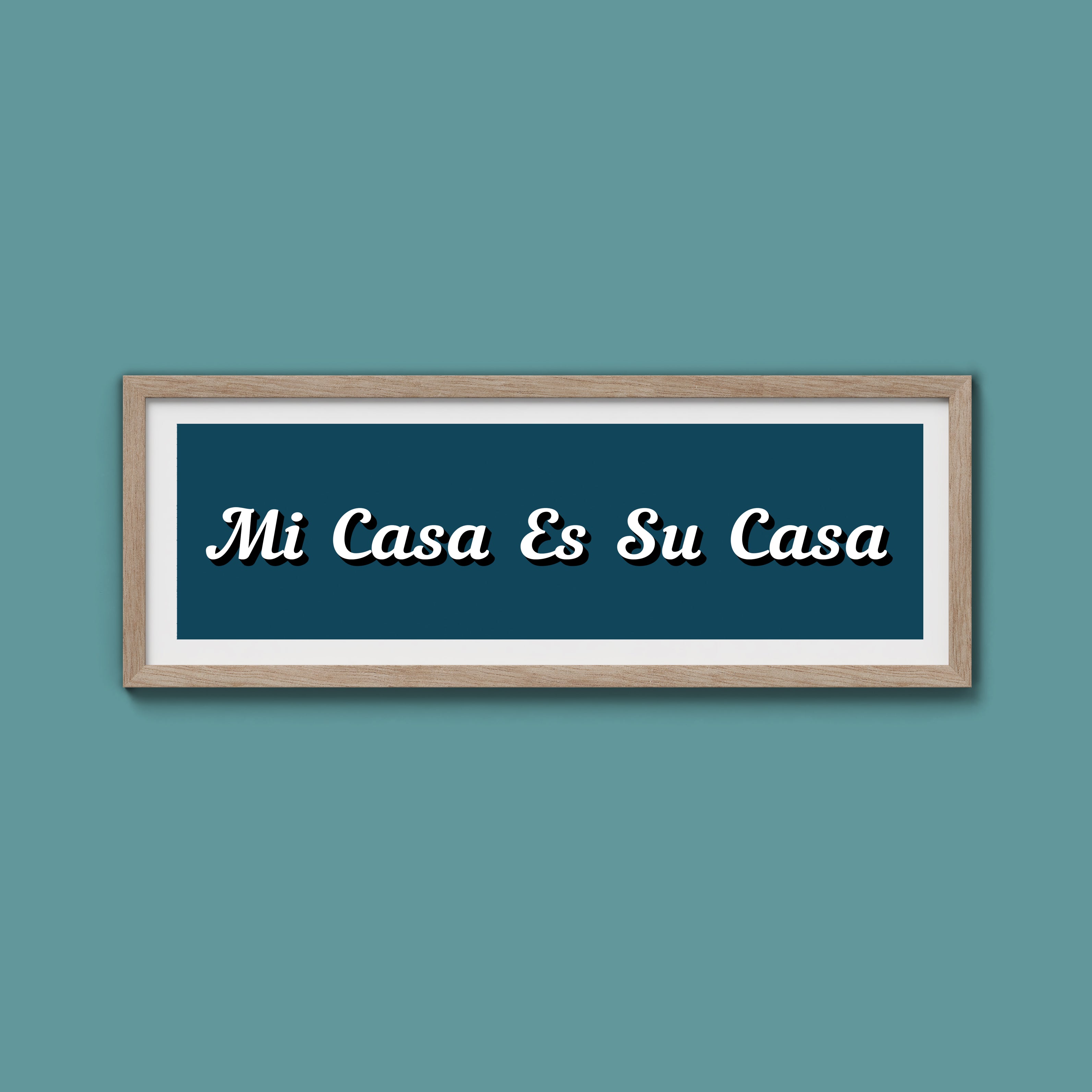 Mi Casa Es Su Casa Framed Print