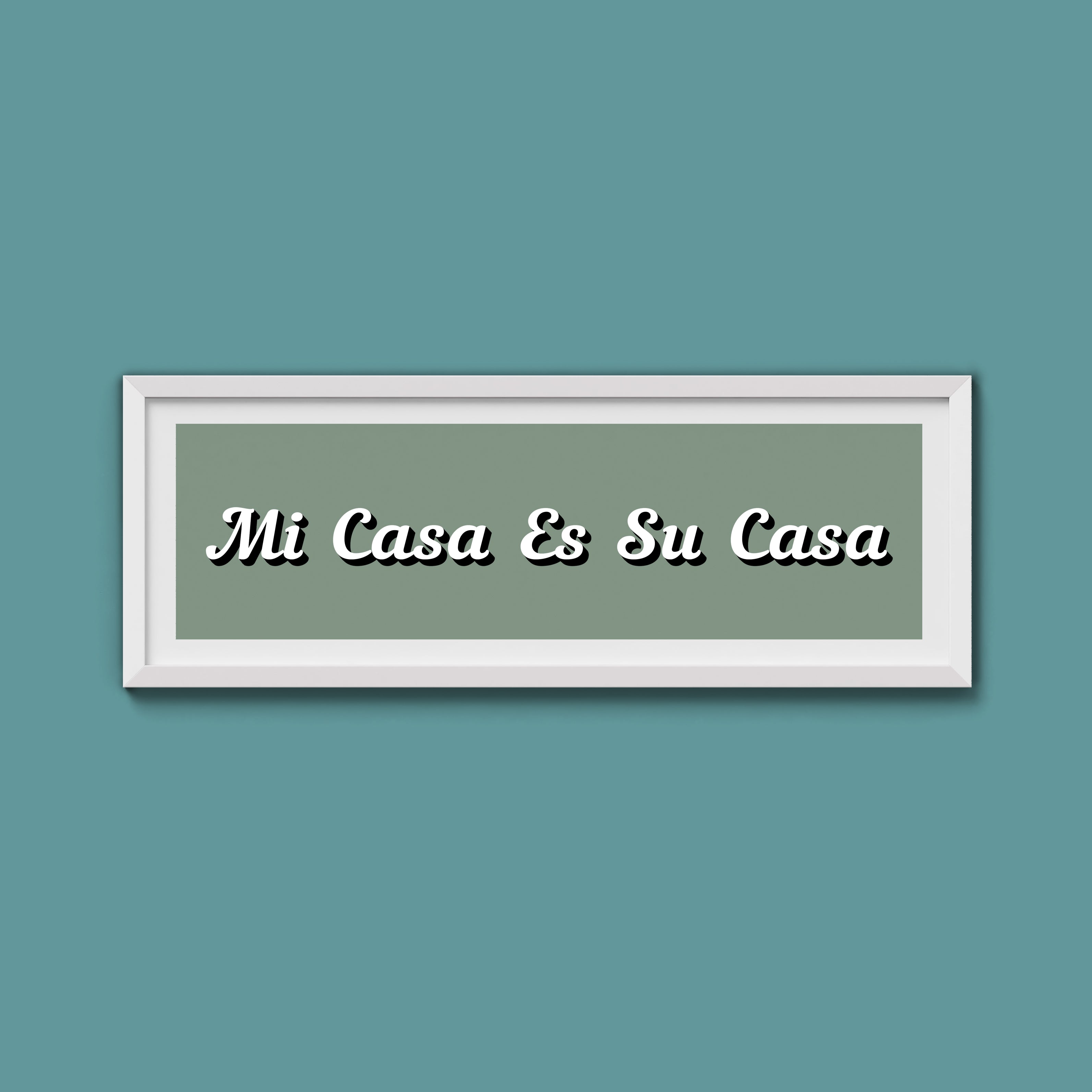 Mi Casa Es Su Casa Framed Print