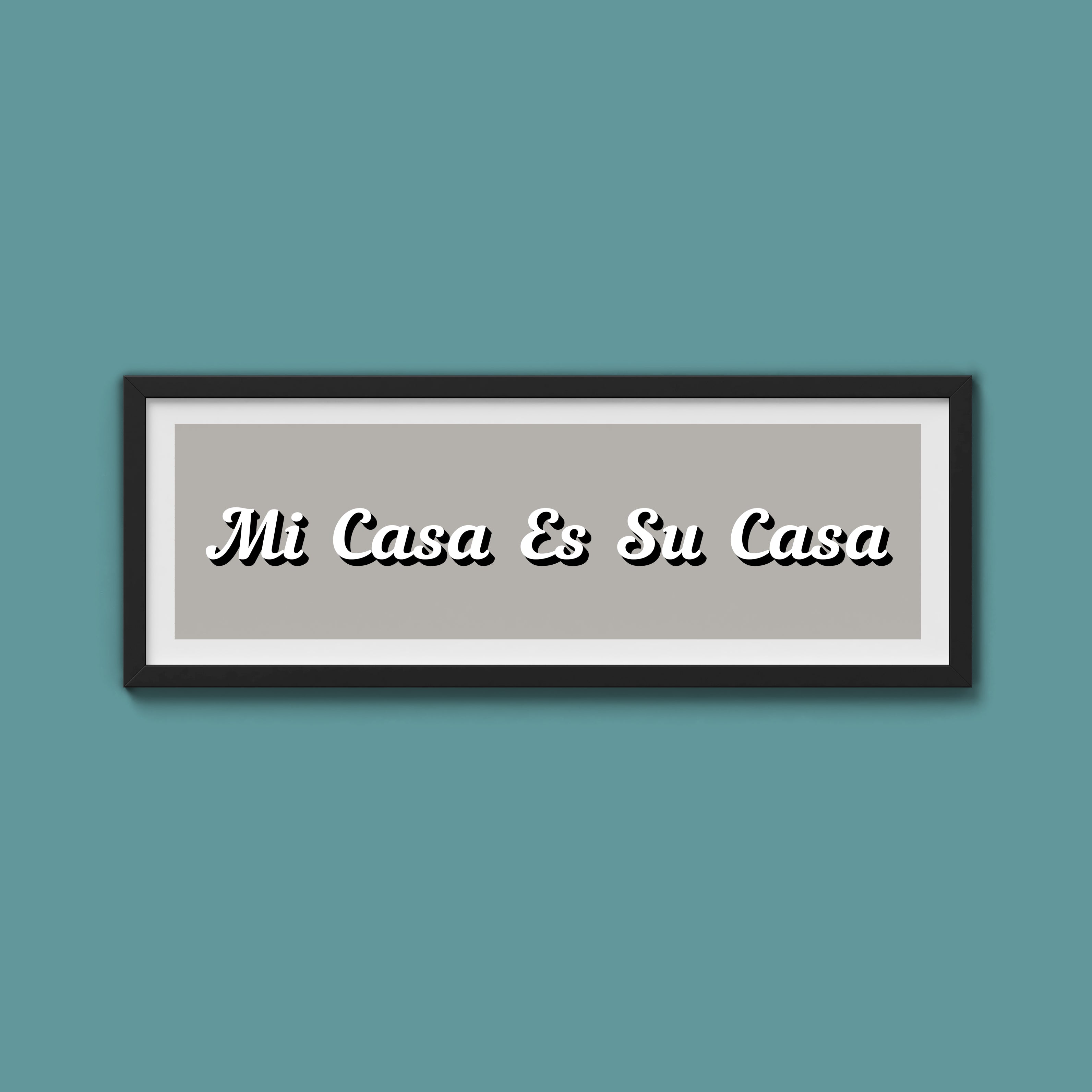 Mi Casa Es Su Casa Framed Print
