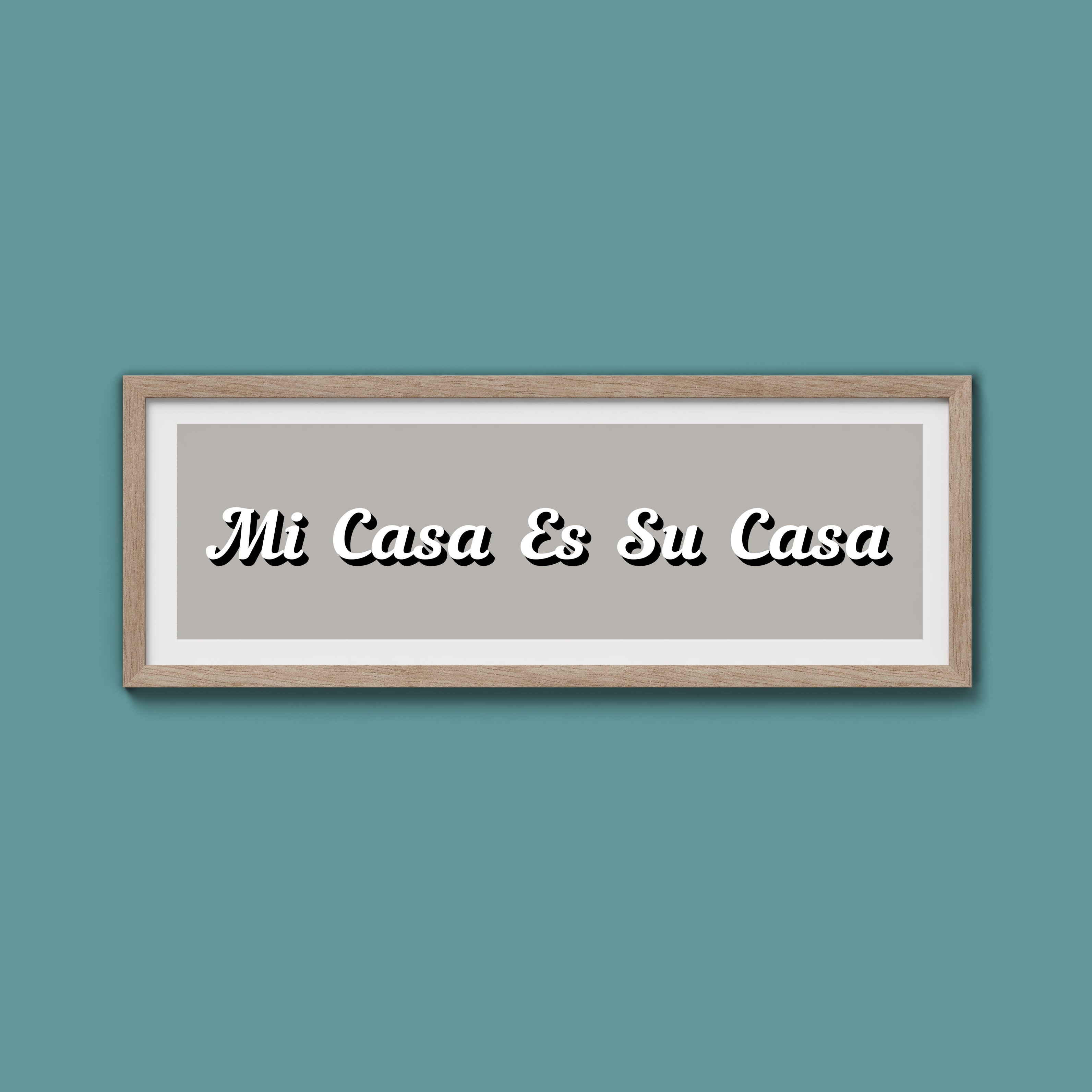 Mi Casa Es Su Casa Framed Print
