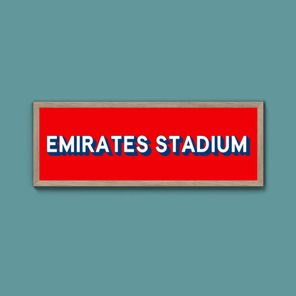 Arsenal FC Framed Print (New Style) - Above The Door