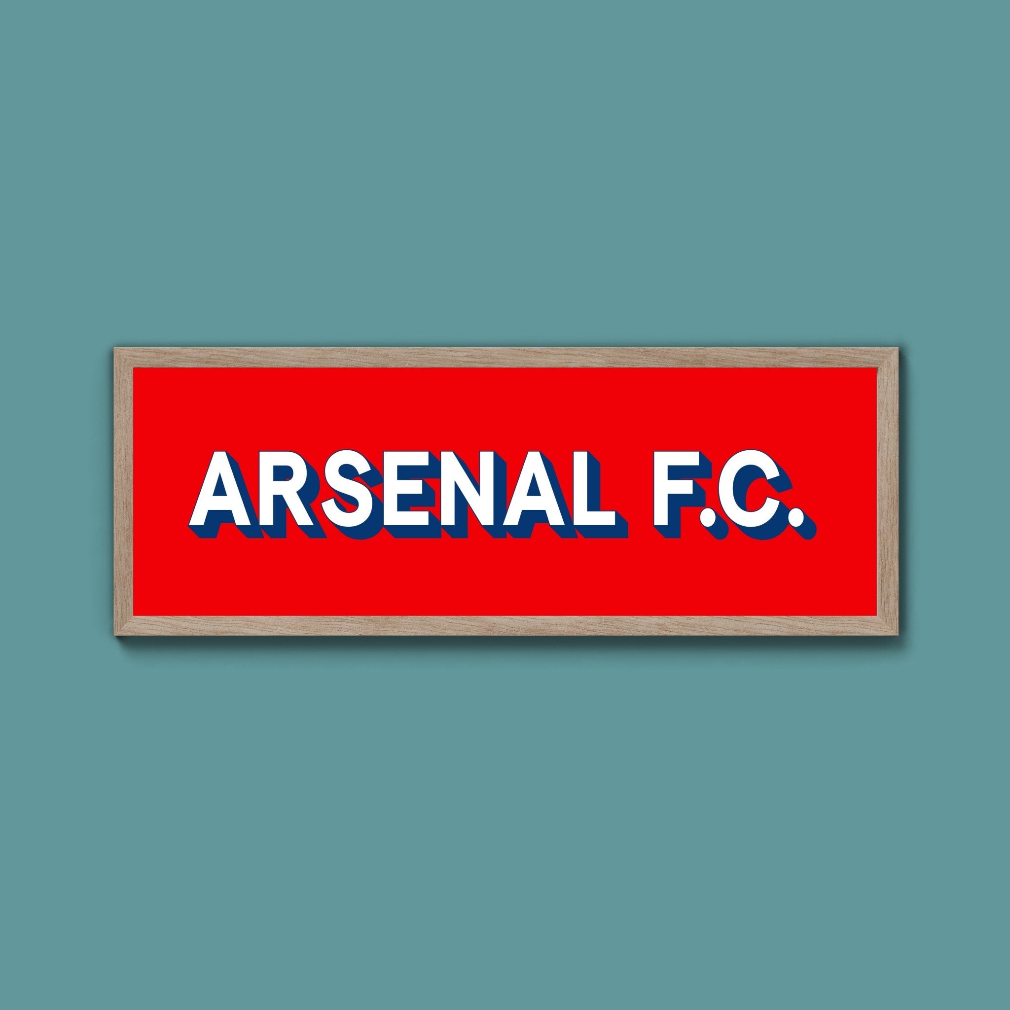 Arsenal FC Framed Print (New Style) - Above The Door