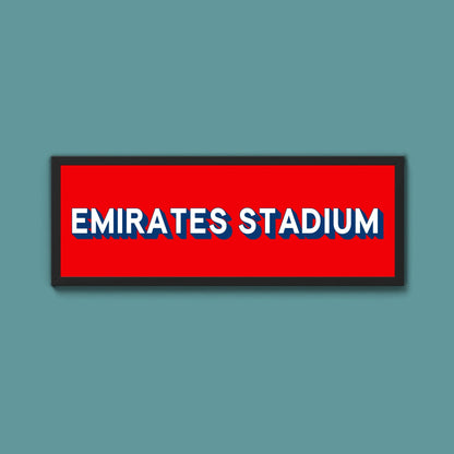 Arsenal FC Framed Print (New Style) - Above The Door