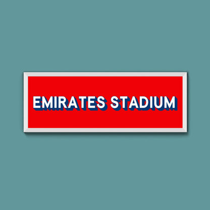 Arsenal FC Framed Print (New Style) - Above The Door