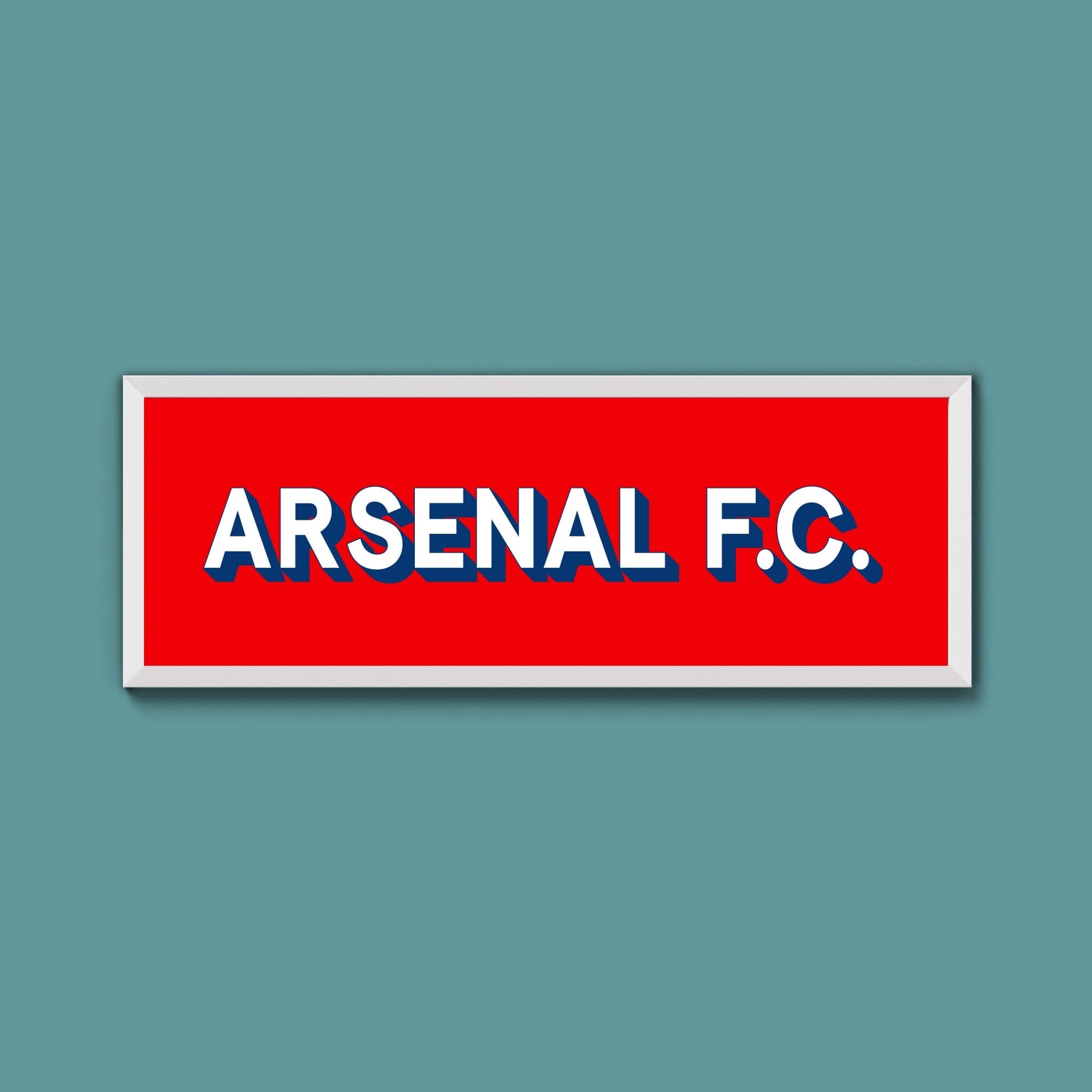 Arsenal FC Framed Print (New Style) - Above The Door