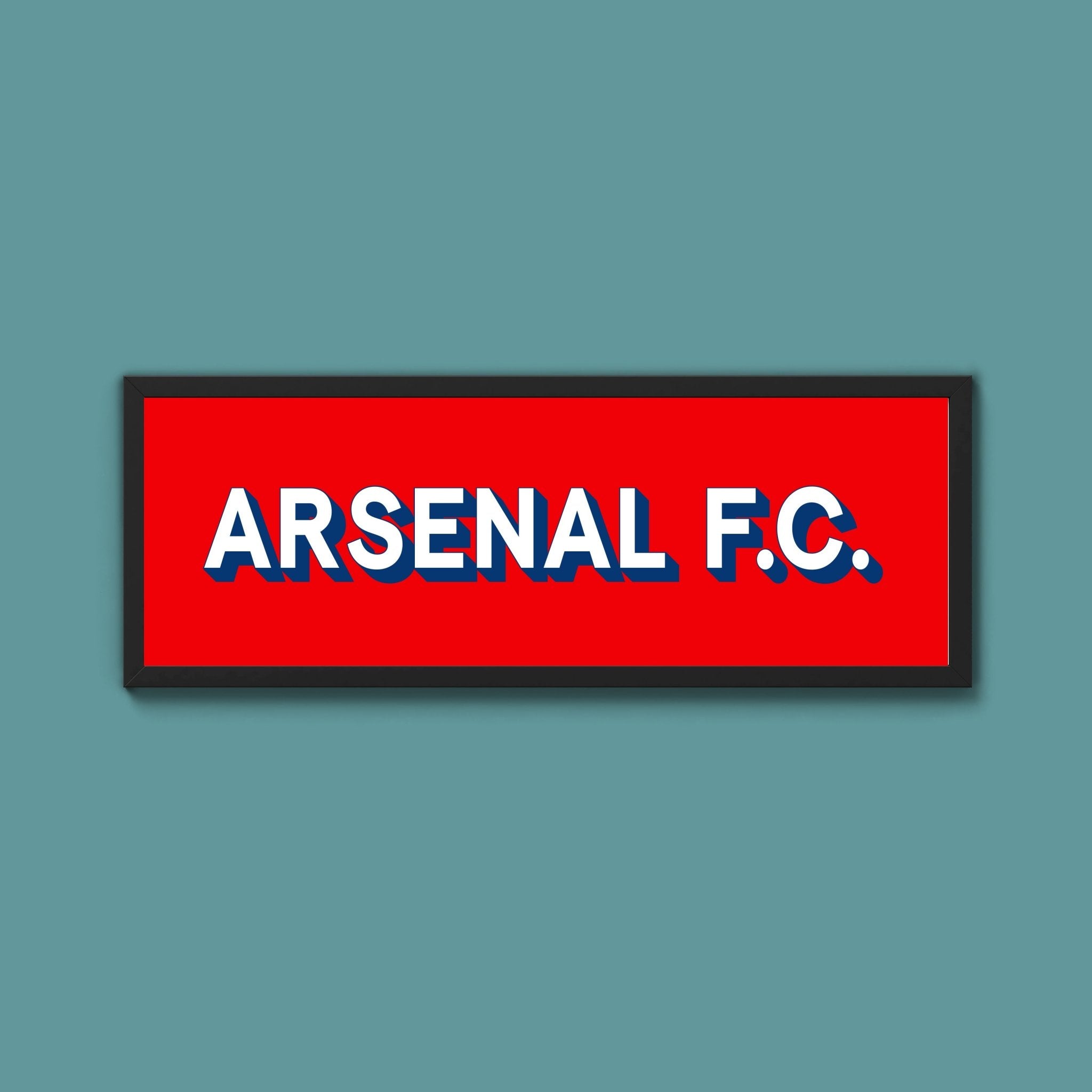 Arsenal FC Framed Print (New Style) - Above The Door