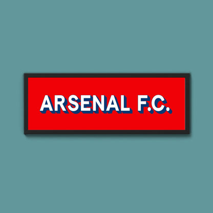 Arsenal FC Framed Print (New Style) - Above The Door