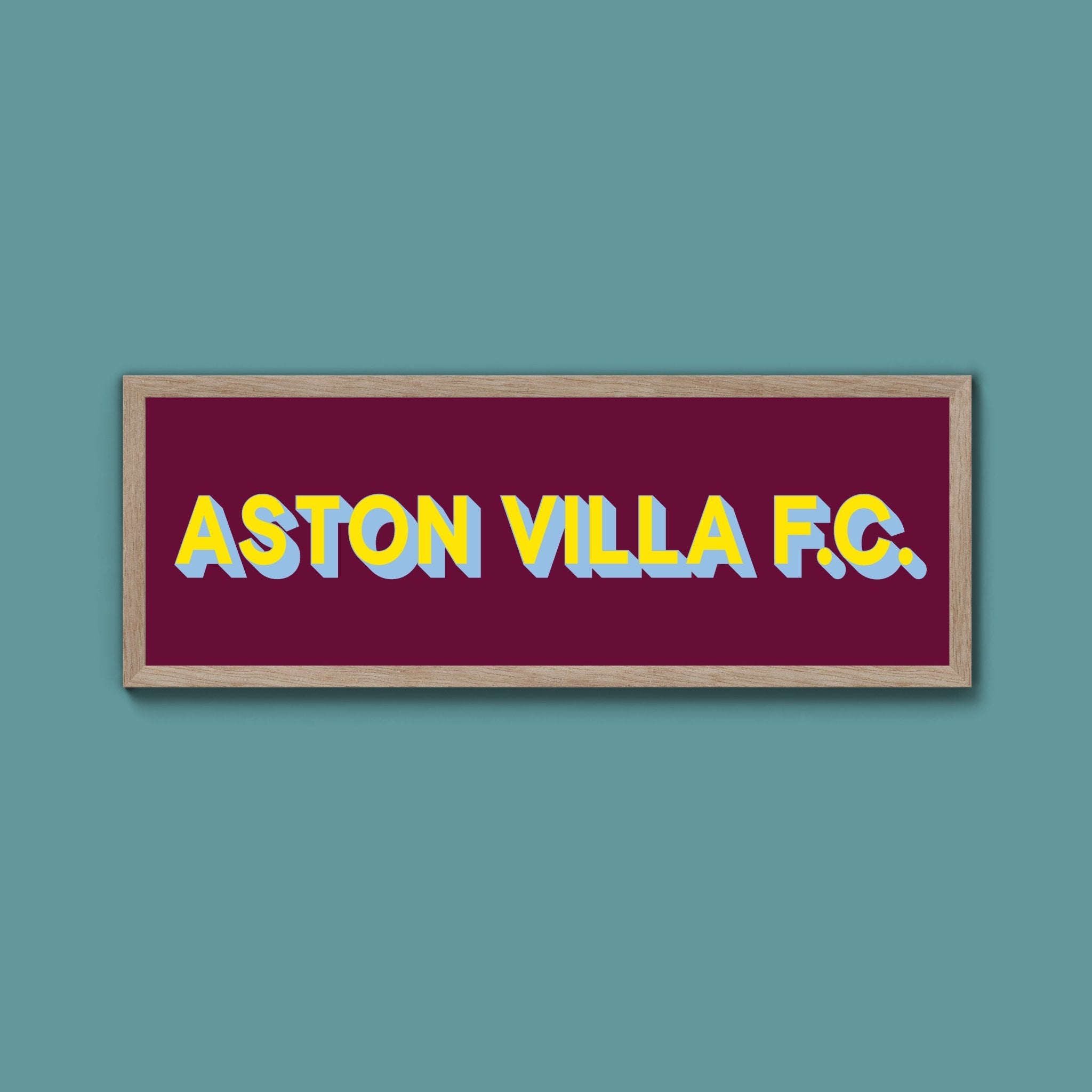 Aston Villa FC Framed Print (New Style) - Above The Door