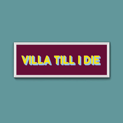 Aston Villa FC Framed Print (New Style) - Above The Door