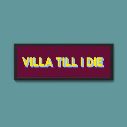 Aston Villa FC Framed Print (New Style) - Above The Door