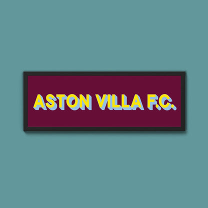 Aston Villa FC Framed Print (New Style) - Above The Door