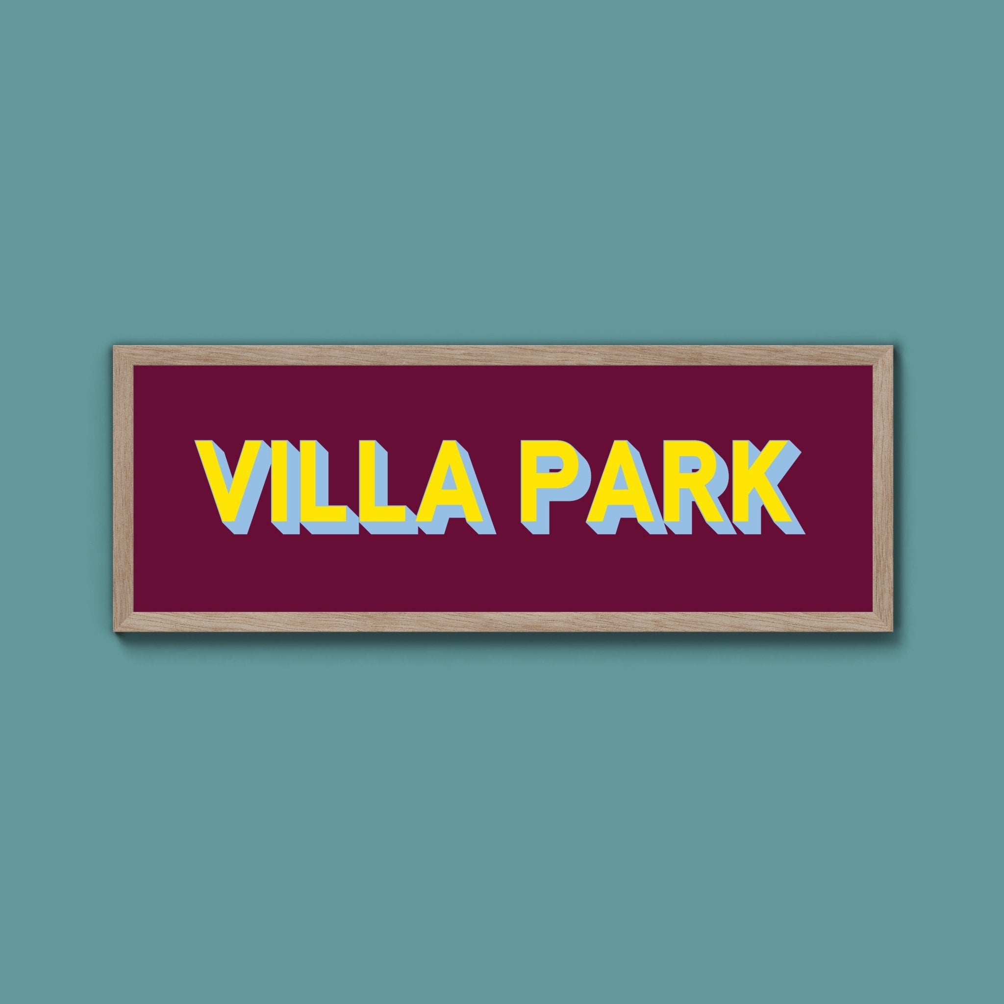 Aston Villa FC Framed Print (New Style) - Above The Door
