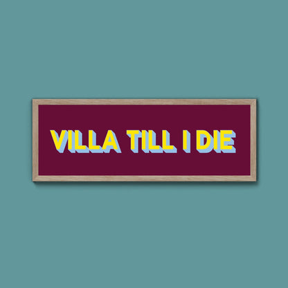 Aston Villa FC Framed Print (New Style) - Above The Door