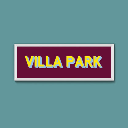 Aston Villa FC Framed Print (New Style) - Above The Door