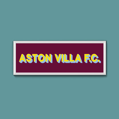 Aston Villa FC Framed Print (New Style) - Above The Door