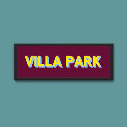 Aston Villa FC Framed Print (New Style) - Above The Door