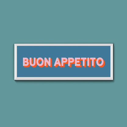 Buon Appetito Framed Print (New Style) - Above The Door