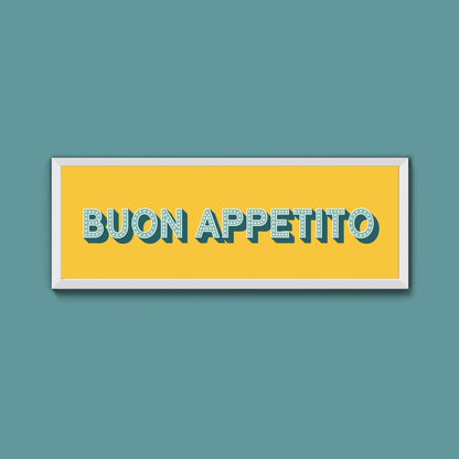 Buon Appetito Framed Print (New Style) - Above The Door