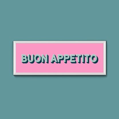 Buon Appetito Framed Print (New Style) - Above The Door