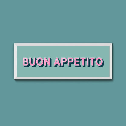 Buon Appetito Framed Print (New Style) - Above The Door
