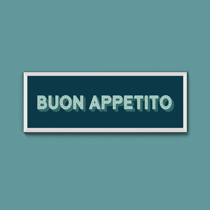 Buon Appetito Framed Print (New Style) - Above The Door