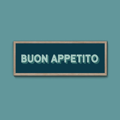 Buon Appetito Framed Print (New Style) - Above The Door