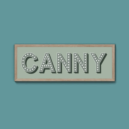 Canny Framed Print (New Style) - Above The Door
