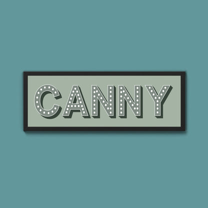 Canny Framed Print (New Style) - Above The Door