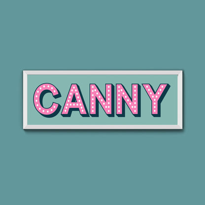 Canny Framed Print (New Style) - Above The Door