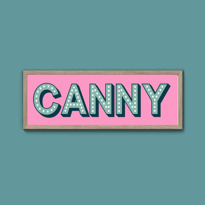 Canny Framed Print (New Style) - Above The Door