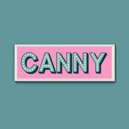 Canny Framed Print (New Style) - Above The Door