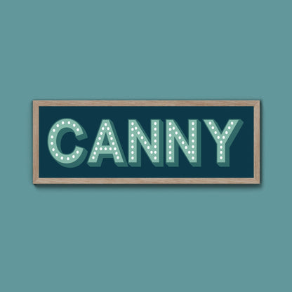 Canny Framed Print (New Style) - Above The Door