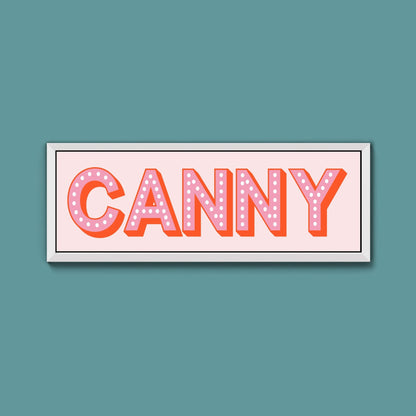 Canny Framed Print (New Style) - Above The Door