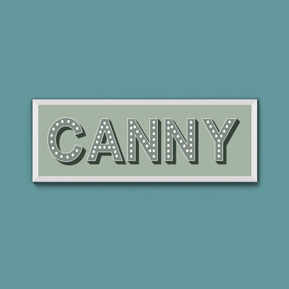 Canny Framed Print (New Style) - Above The Door