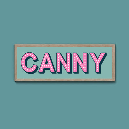 Canny Framed Print (New Style) - Above The Door