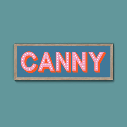 Canny Framed Print (New Style) - Above The Door