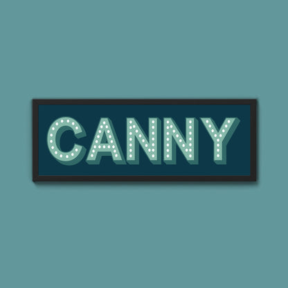 Canny Framed Print (New Style) - Above The Door