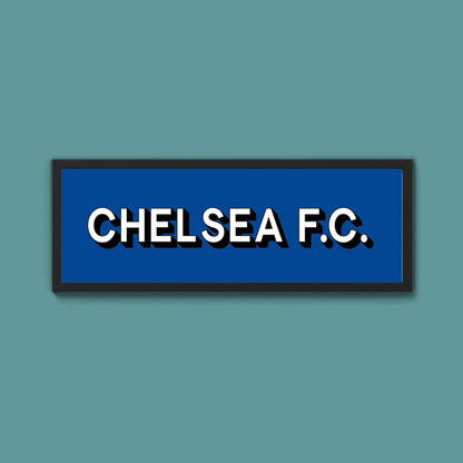 Chelsea FC Framed Print (New Style) - Above The Door