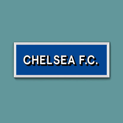 Chelsea FC Framed Print (New Style) - Above The Door