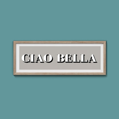 Ciao Bella Print - Above The Door
