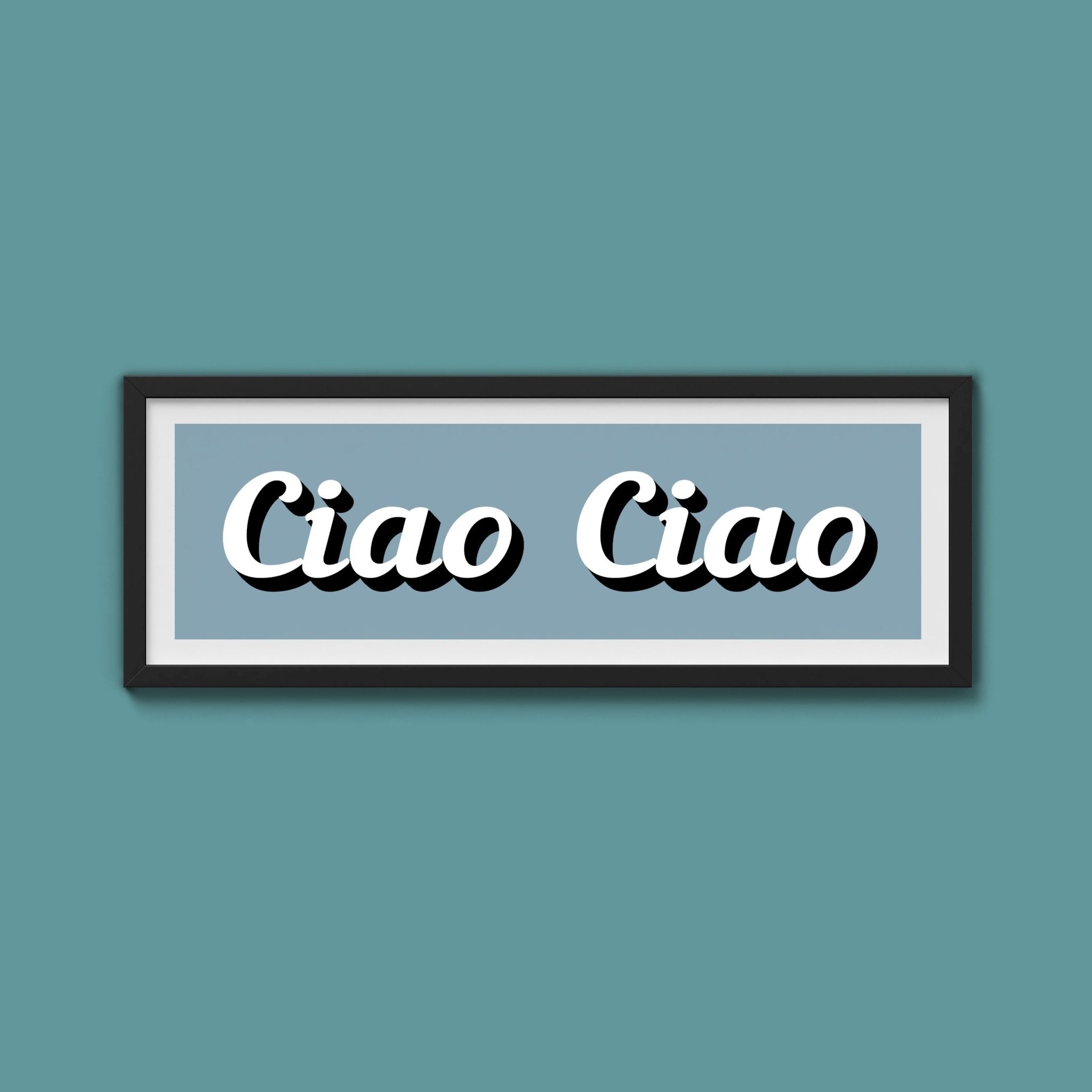 Ciao Ciao Framed Print (New Style) - Above The Door