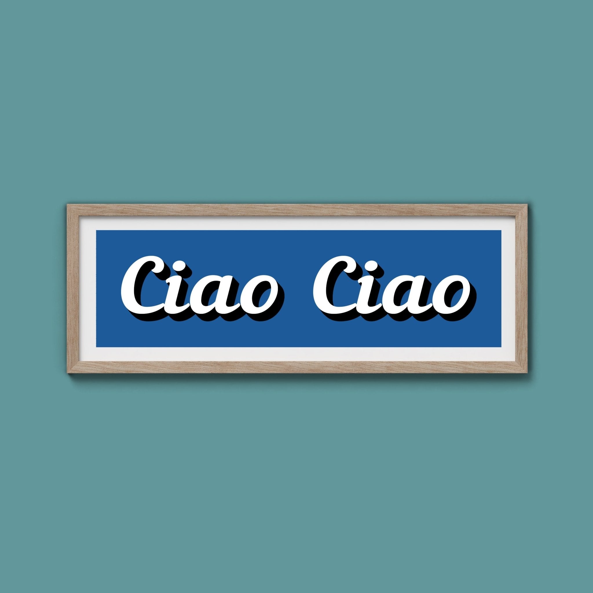 Ciao Ciao Framed Print (New Style) - Above The Door