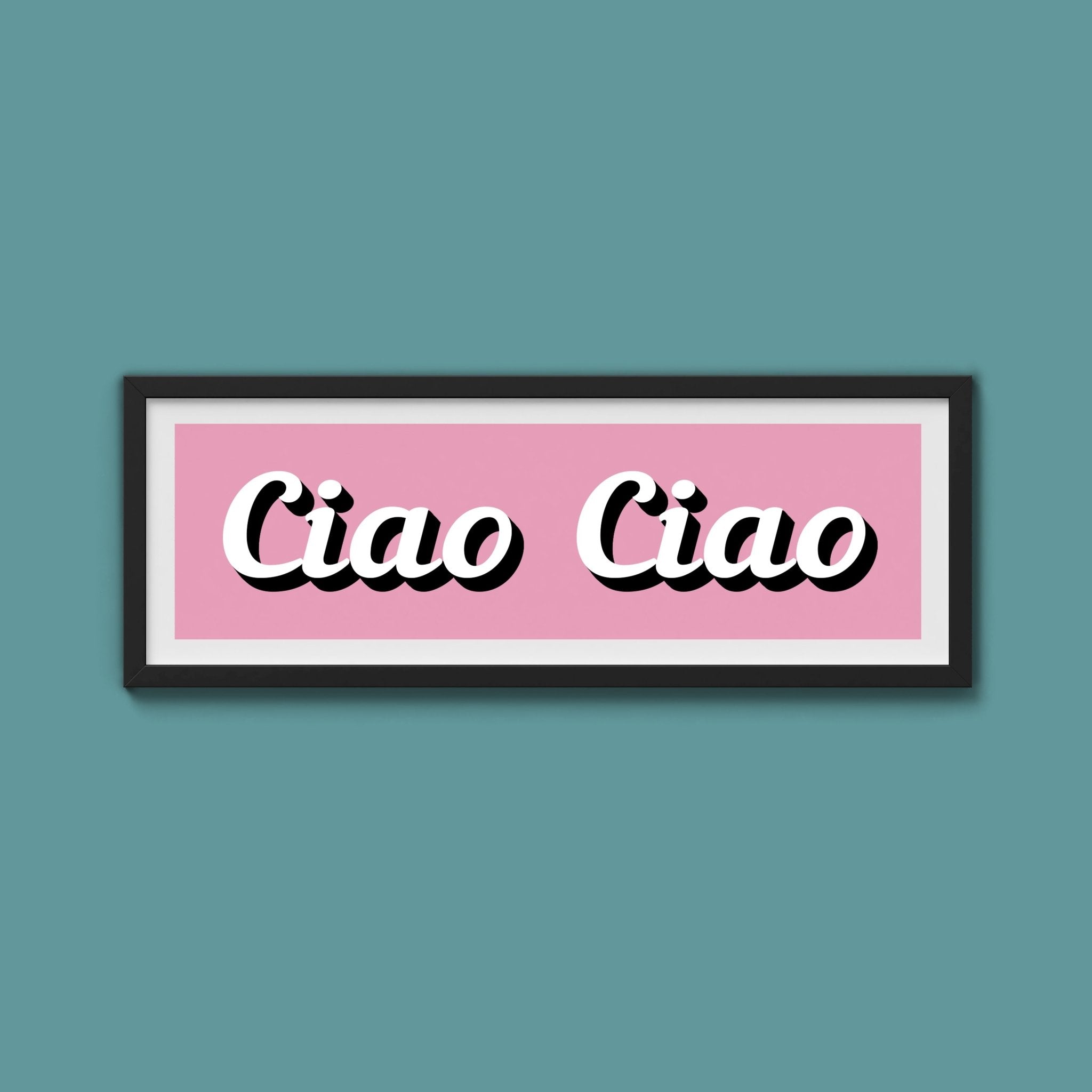 Ciao Ciao Framed Print (New Style) - Above The Door