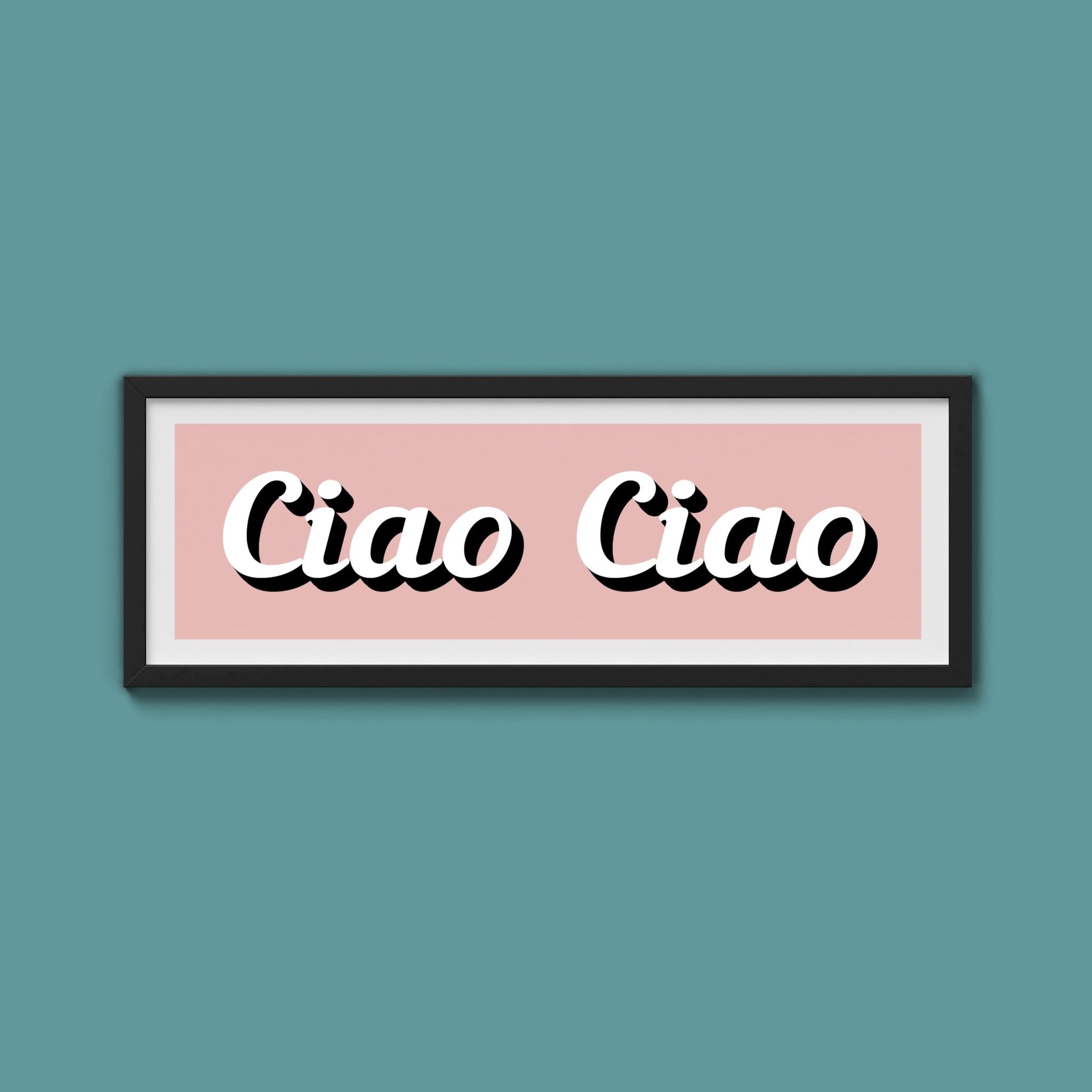 Ciao Ciao Framed Print (New Style) - Above The Door