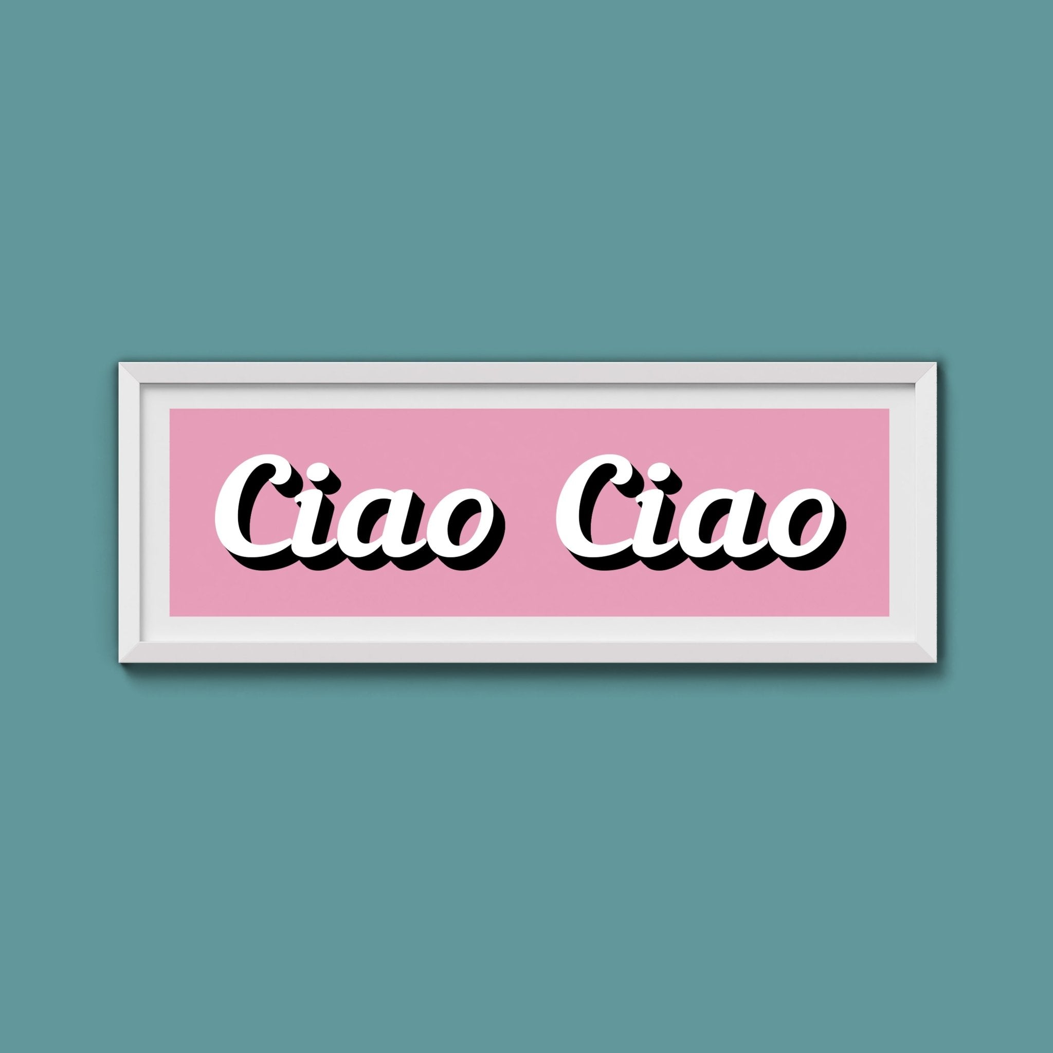 Ciao Ciao Framed Print (New Style) - Above The Door