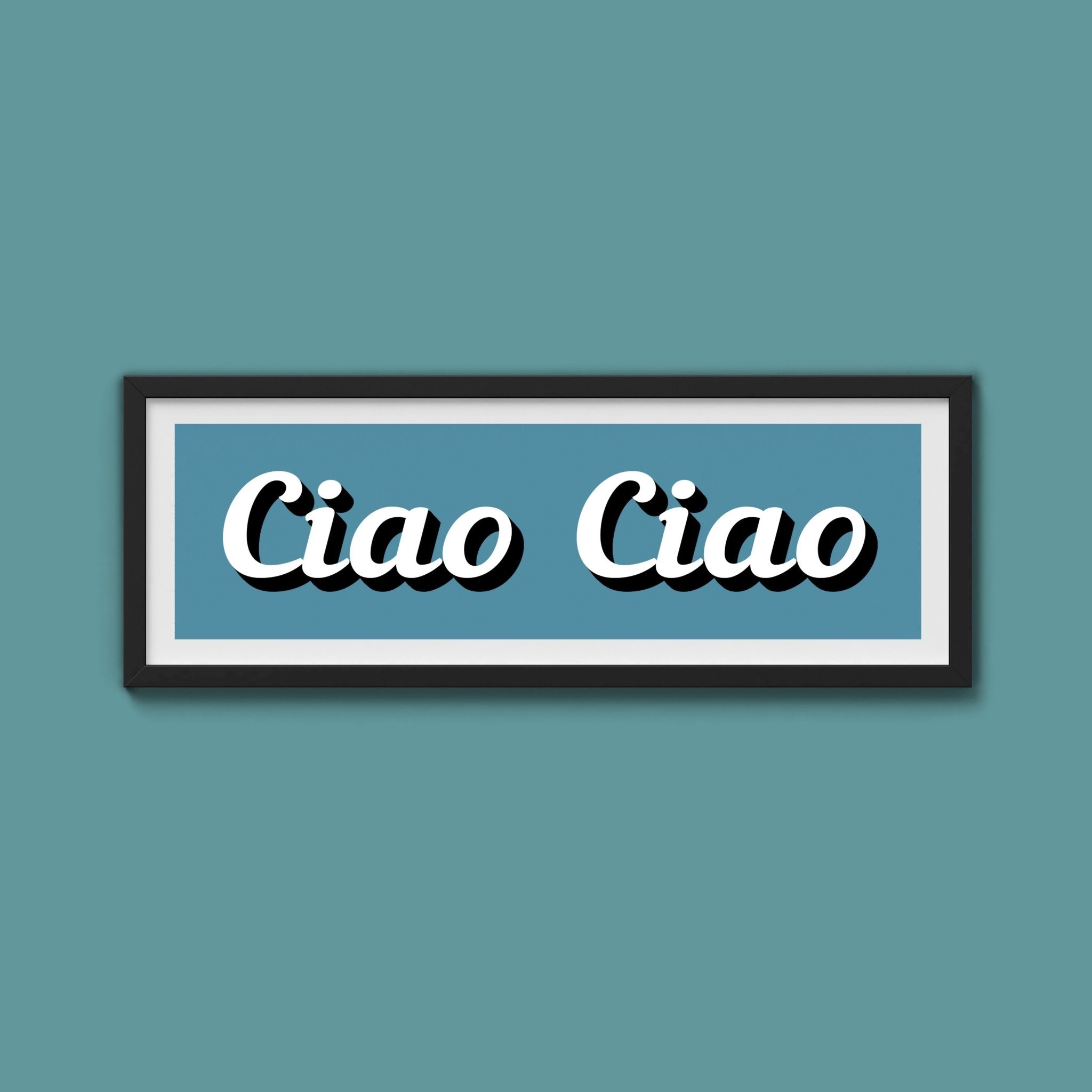 Ciao Ciao Framed Print (New Style) - Above The Door