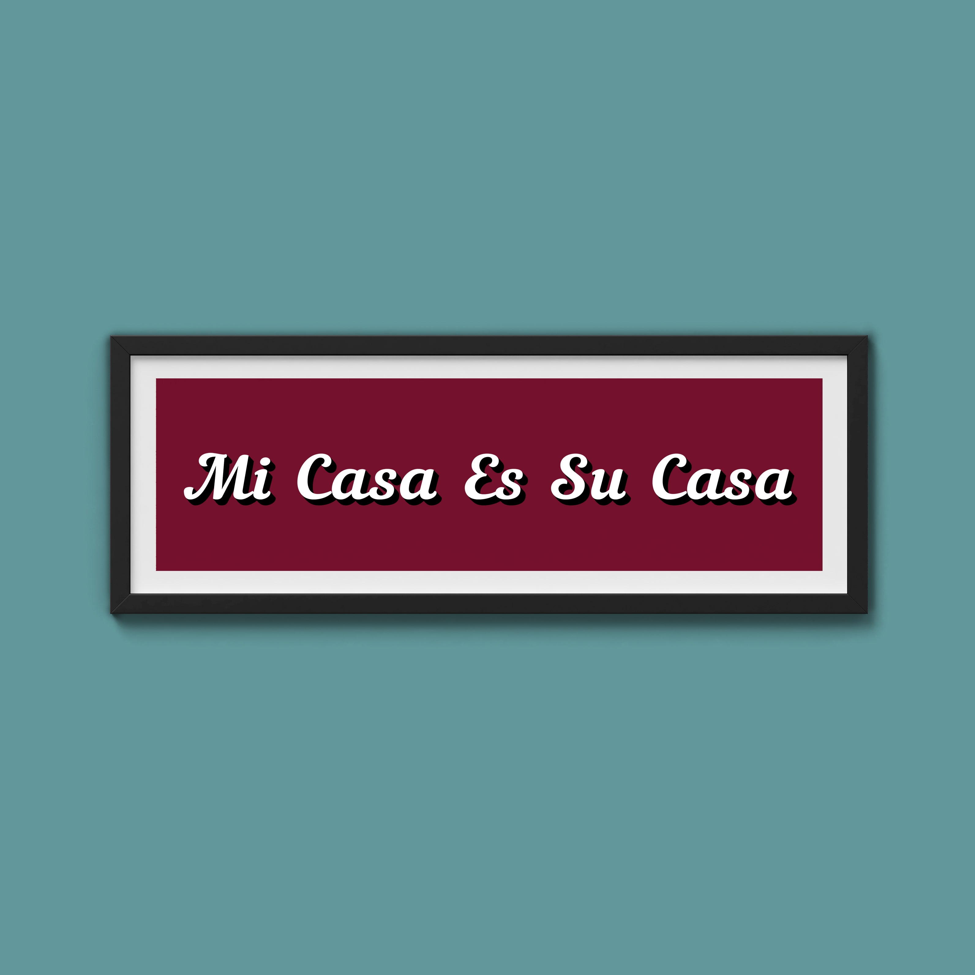Mi Casa Es Su Casa Framed Print
