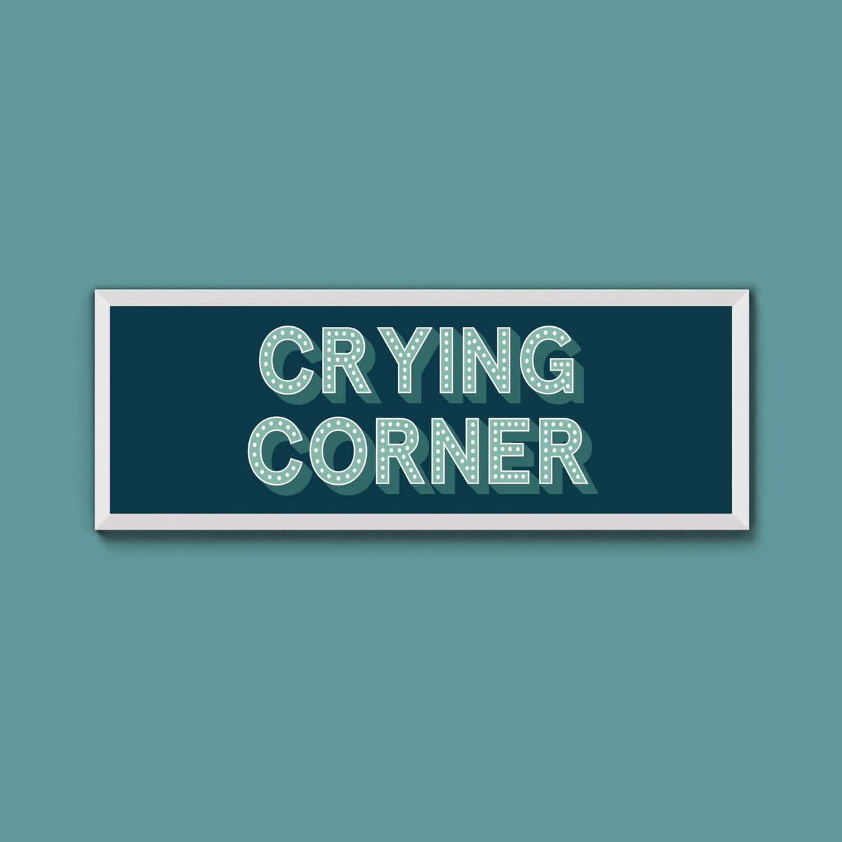 Crying Corner Framed Print (New Style) - Above The Door